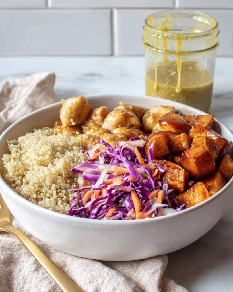 Healthy Hot Honey Chicken Bowls (Sweetgreen Copycat) Recipe
