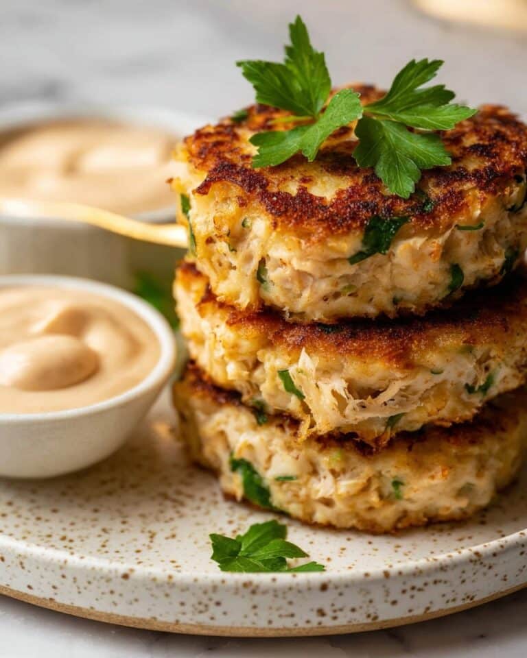 Cottage Cheese Tuna Cakes Recipe