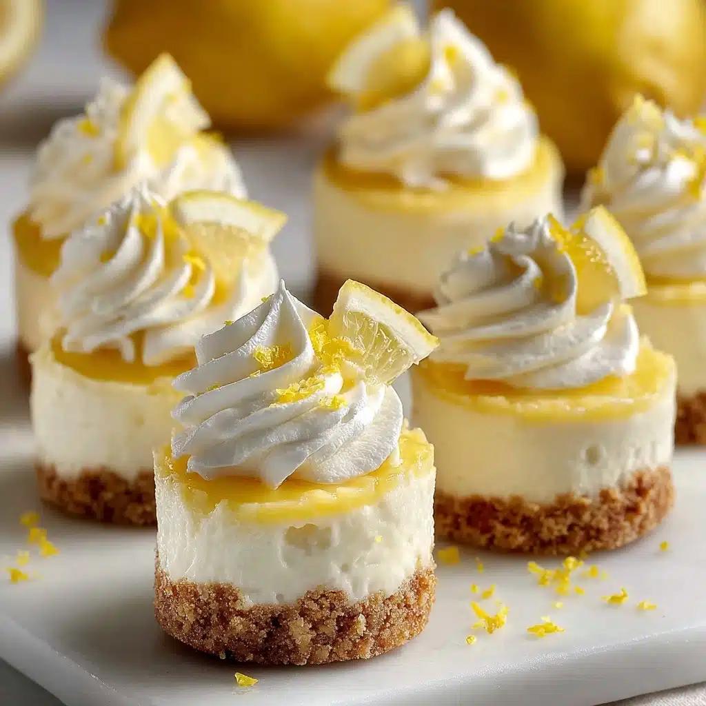 Mini Lemon Cheesecakes Recipe - Recipe Image