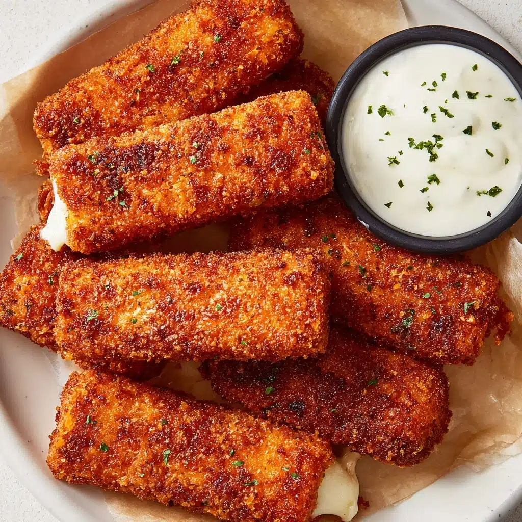 Crispy and Spicy Nashville Hot Mozzarella Sticks Recipe