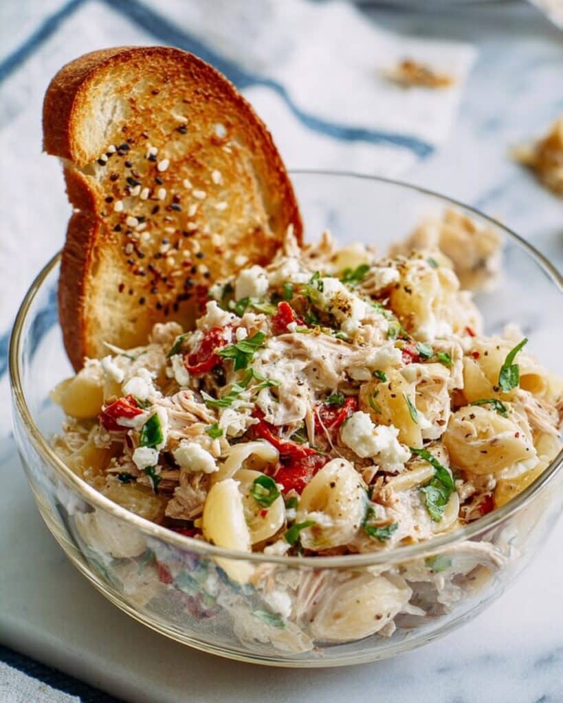 Baked Feta Pasta with Chicken Recipe