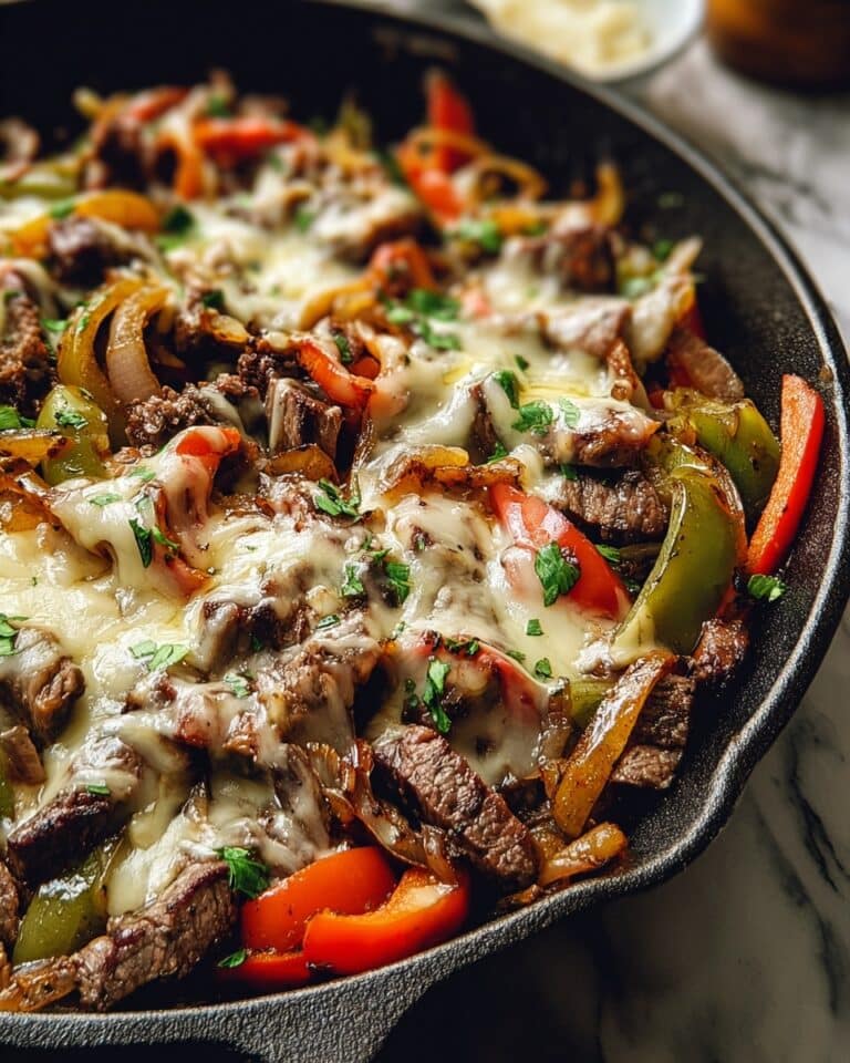 Philly Steak & Cheese Skillet Recipe