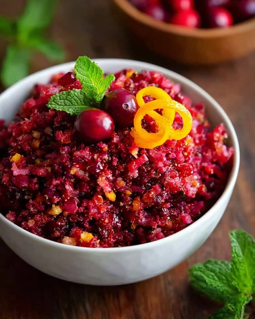 Irresistible Cranberry Relish Recipe