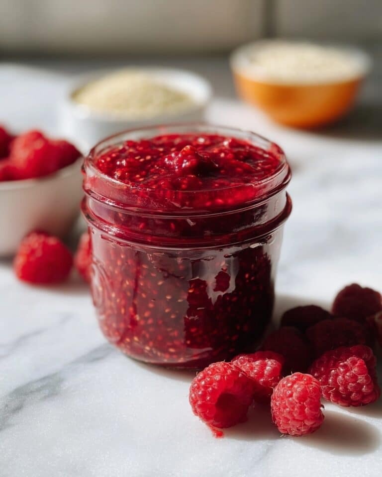 Honey Raspberry Jam (3 Ingredients) Recipe