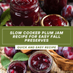 Slow Cooker Plum Jam Recipe