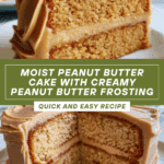 Decadent Peanut Butter Cake with Peanut Butter Frosting Joy Recipe