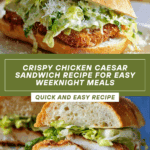 Crispy Chicken Caesar Sandwich Recipe