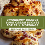Cranberry Orange Sour Cream Scones: 5 Reasons to Indulge Recipe