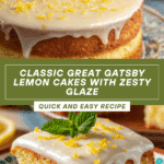 Great Gatsby Lemon Cakes Recipe