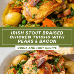 Irish Stout Braised Chicken Thighs Recipe