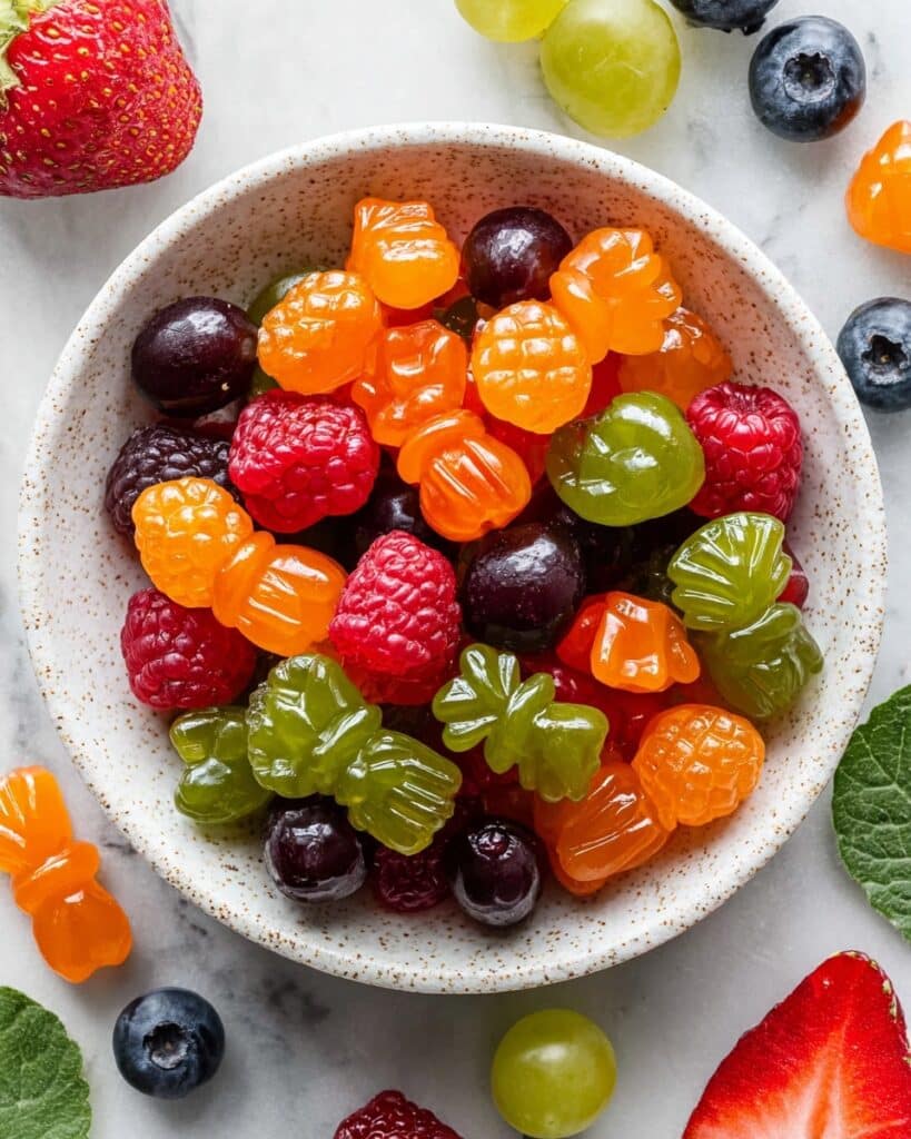 Homemade Fruit and Vegetable Gelatin Snacks Recipe