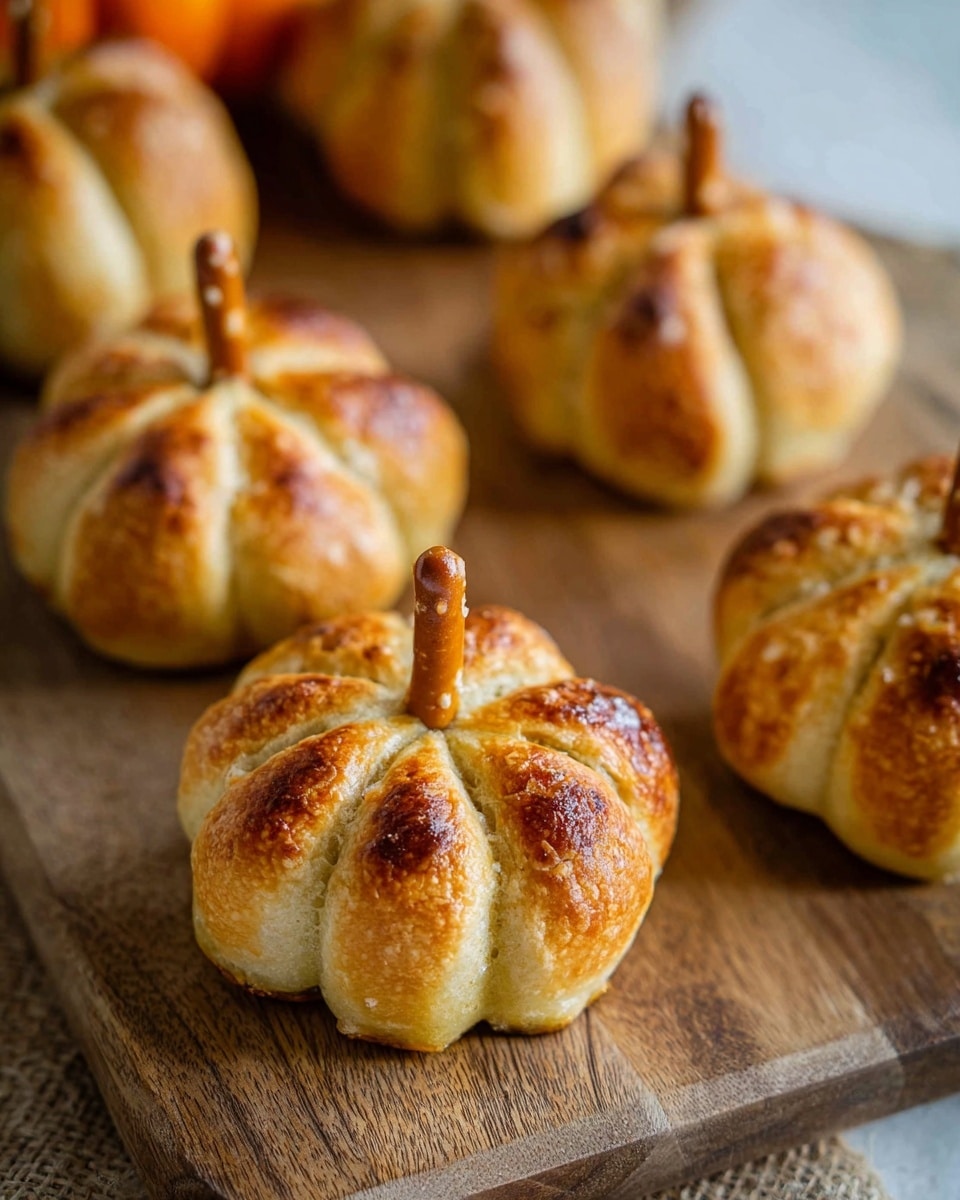 Mini Brie Pumpkins with Pumpkin Butter in Puff Pastry Recipe