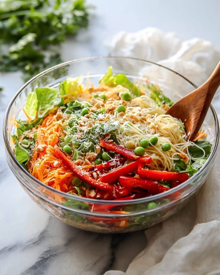 Spring Roll Salad with Spicy Ginger Dressing Recipe