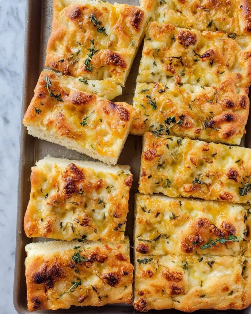 Gruyère & Thyme Italian Focaccia Recipe