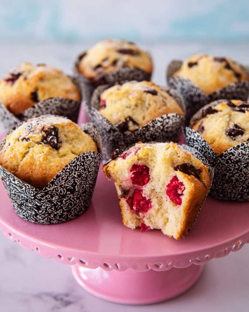 Chocolate Raspberry Muffins Recipe