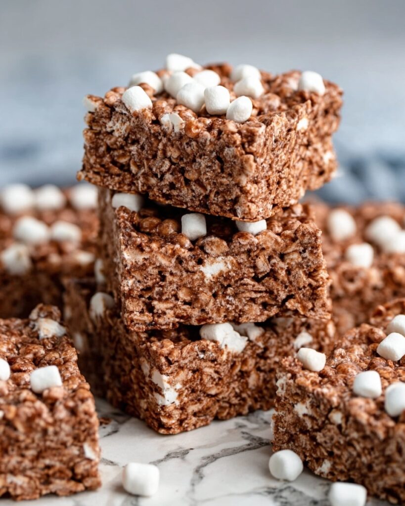 Hot Chocolate Rice Krispies Treats Recipe