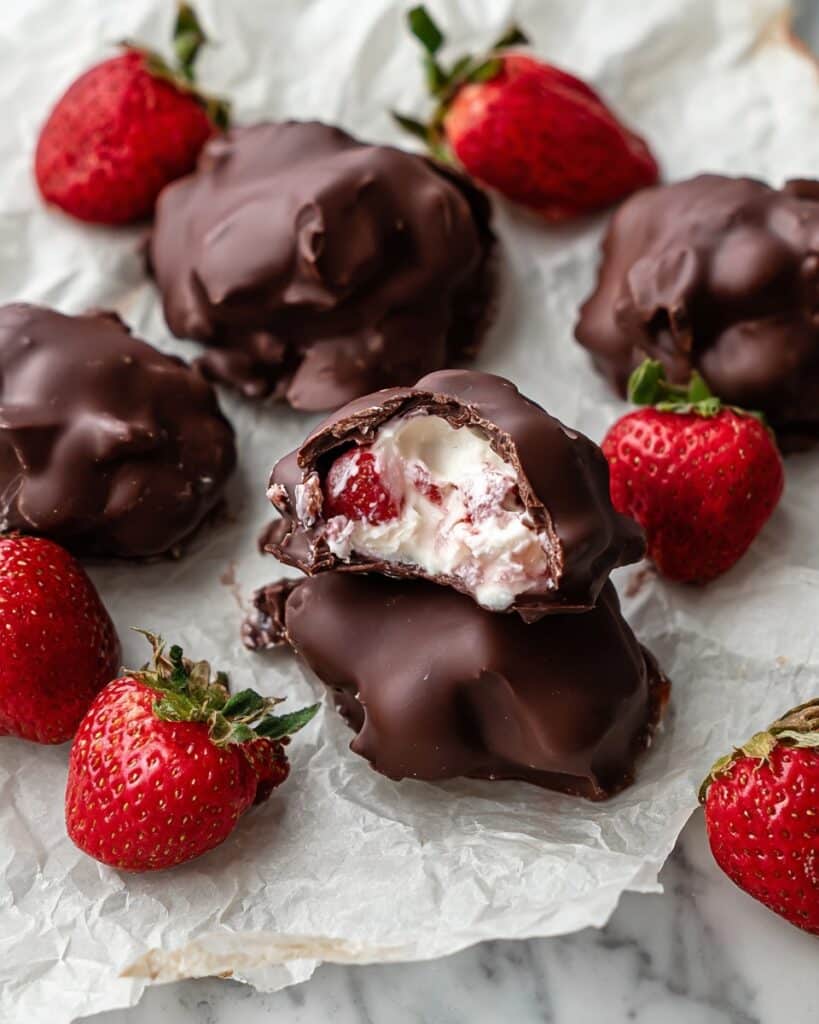 Chocolate Strawberry Yogurt Clusters Recipe