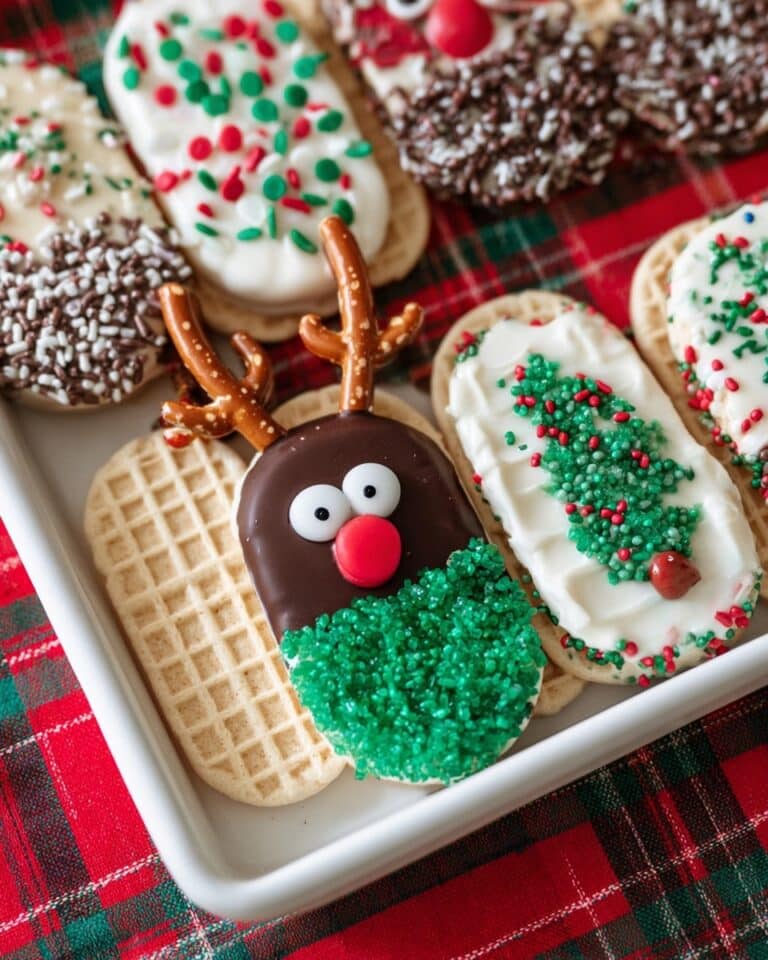 Christmas Sugar Wafer Cookies Dip Delight Recipe