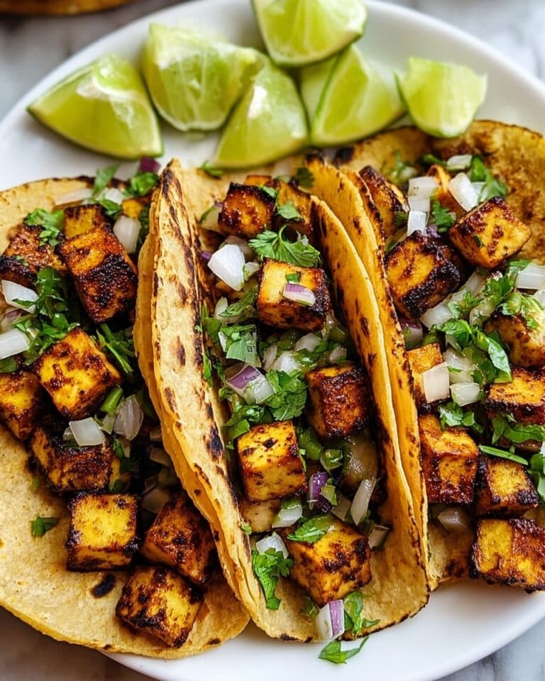 Crispy Vegetarian Tofu Tacos Recipe
