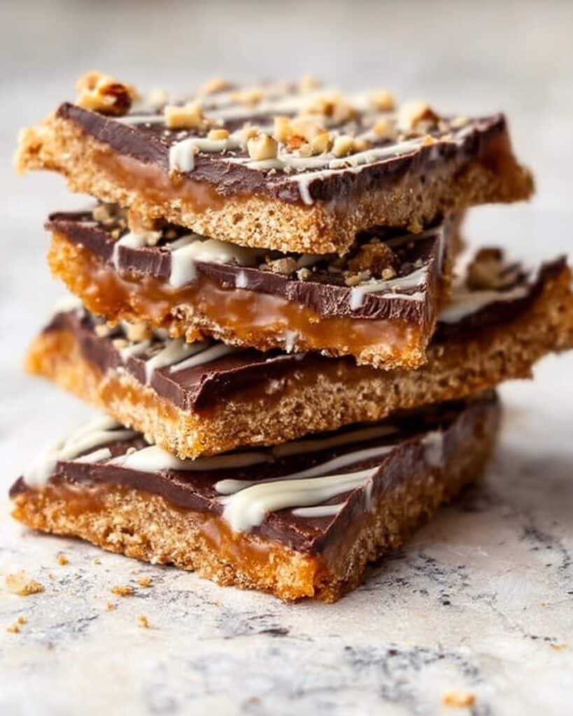 Christmas Crack Recipe: Triple Chocolate Toffee Crack with Saltine Crackers Recipe