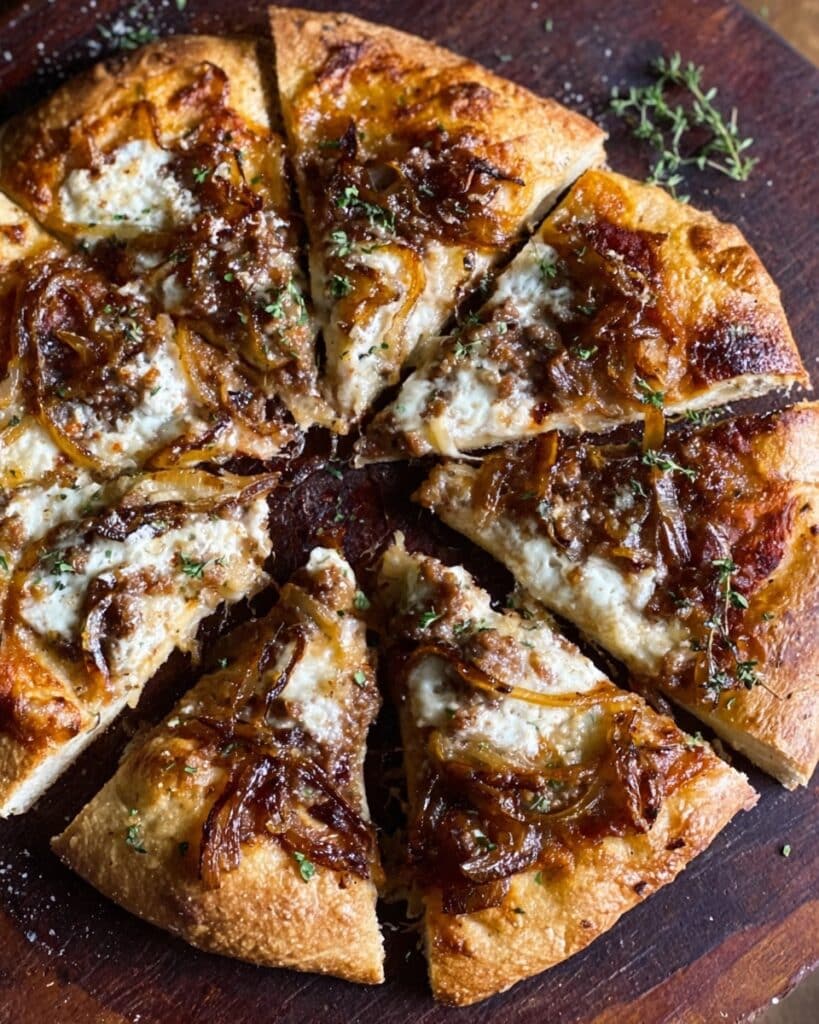 French Onion Soup Pizza Recipe