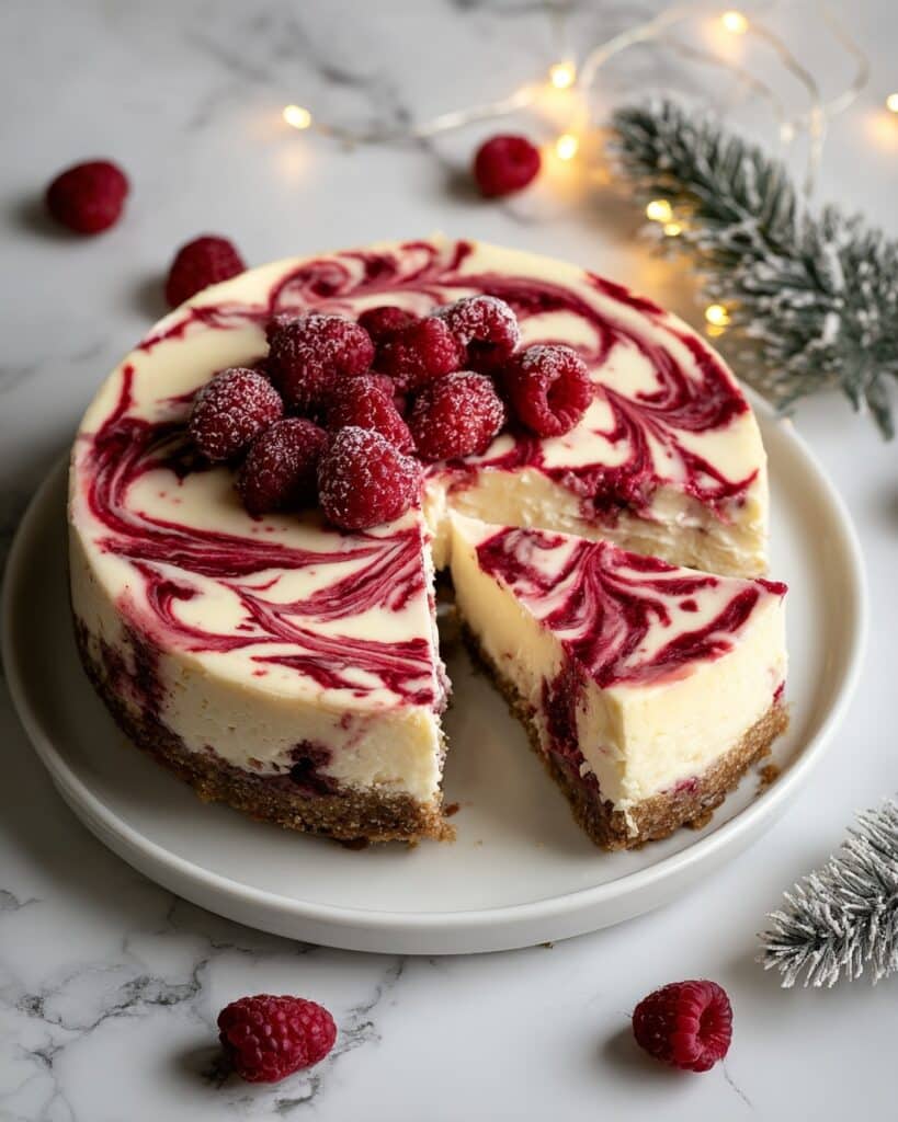 White Chocolate Raspberry Cheesecake Recipe