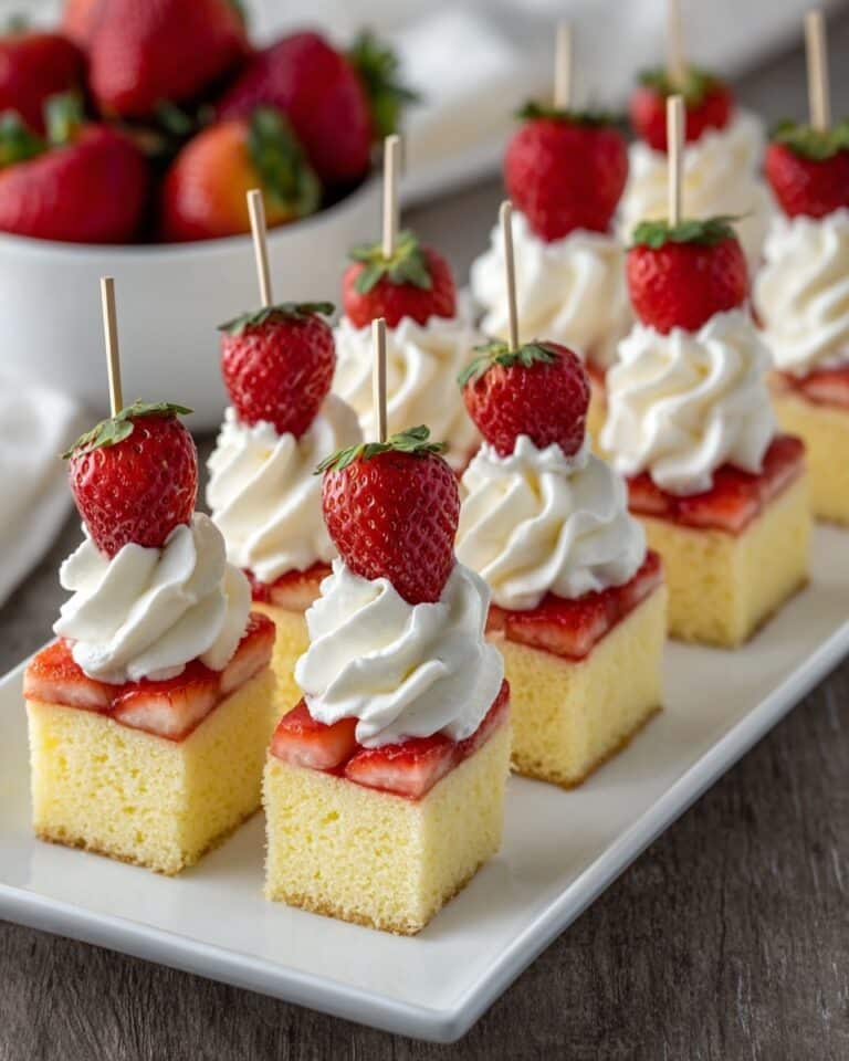 Strawberry Shortcake Kabobs Recipe