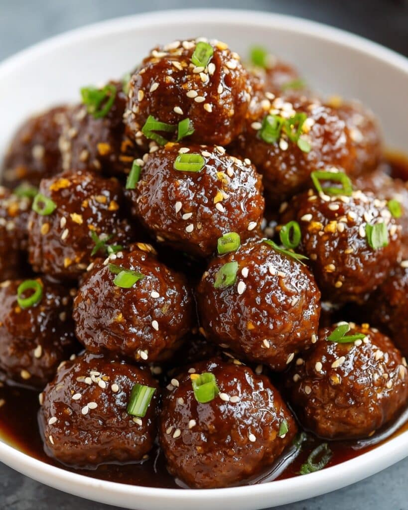 Crockpot Honey Garlic Meatballs Recipe