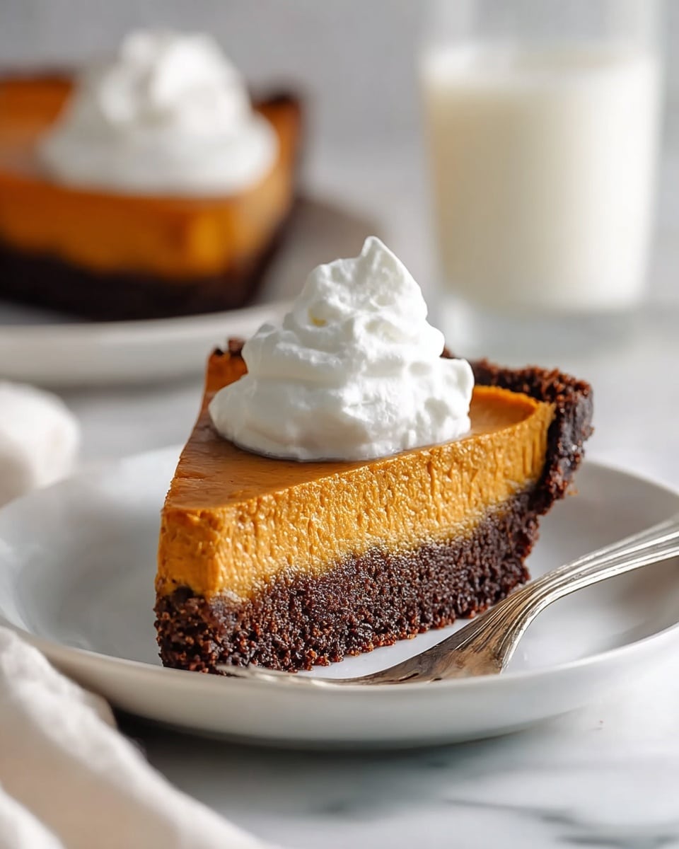 Simple Dark Chocolate Pumpkin Tart Recipe