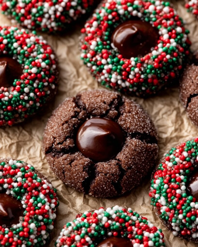 Homemade Vegan Chocolate Blossom Cookies Recipe