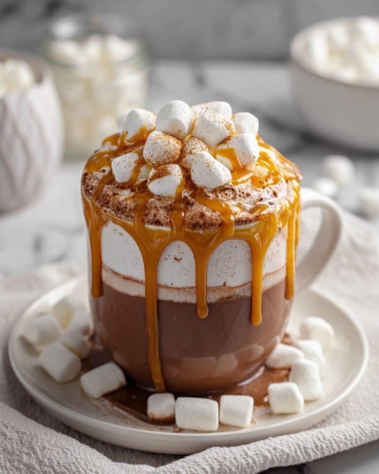 Caramel Marshmallow Hot Chocolate Recipe