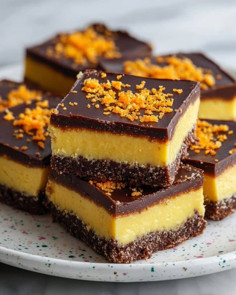 Peanut Shortbread with Honeycomb and Melted Chocolate Recipe