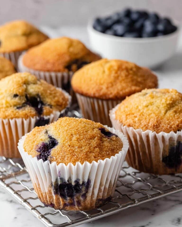 Blueberry Cornmeal Muffins Recipe