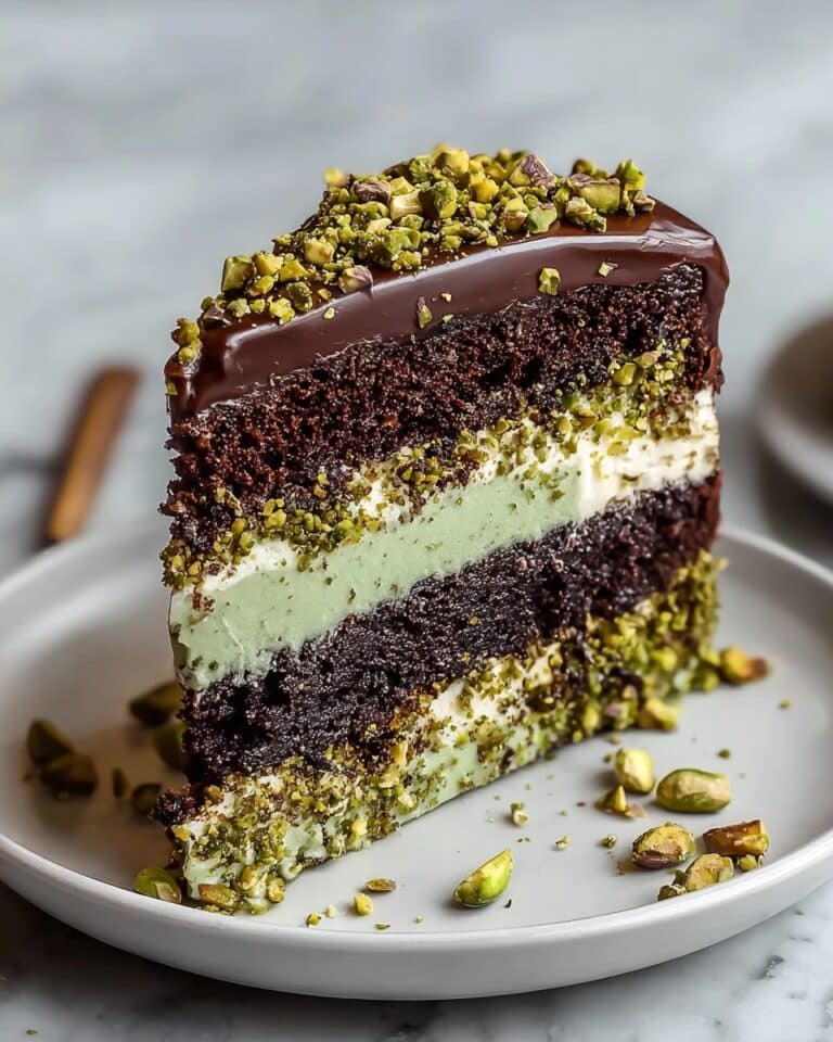 Dubai Chocolate Pistachio Cake Recipe