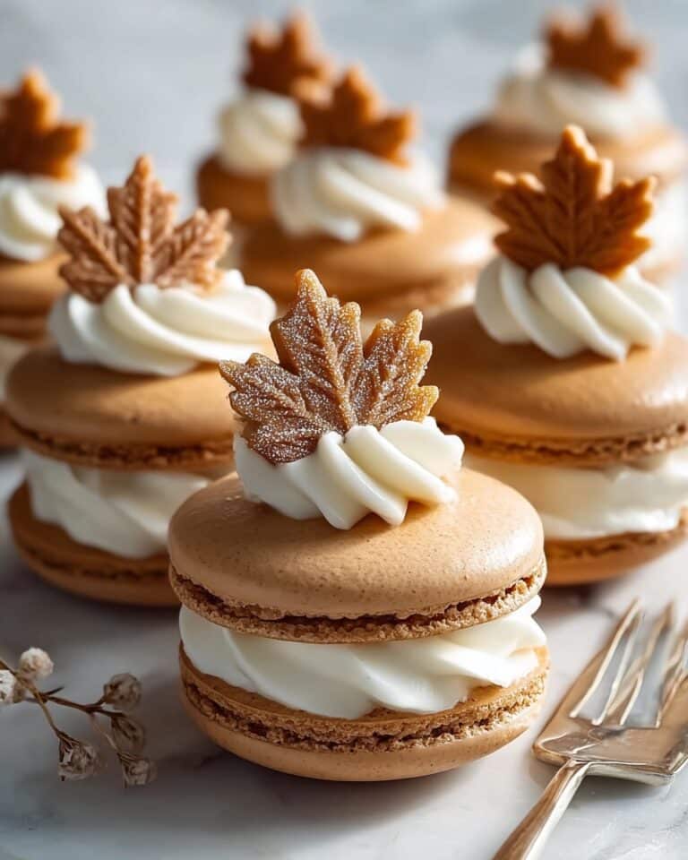 Pumpkin Pie Macarons Recipe