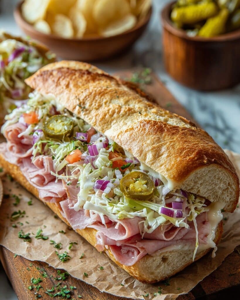 Cuban Chopped Grinder Sandwich Recipe