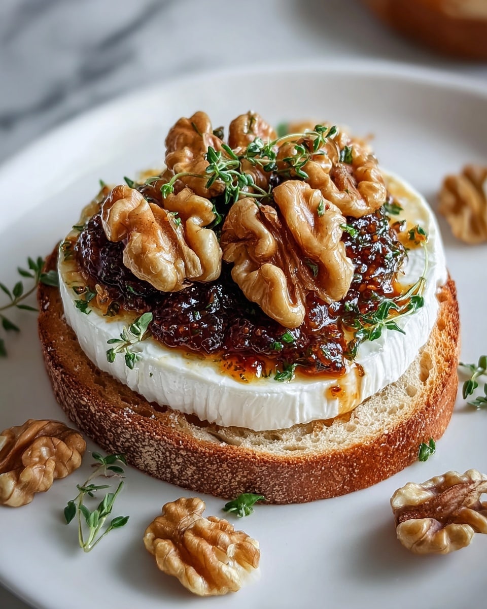 Goat Cheese Fig Jam Appetizer Recipe