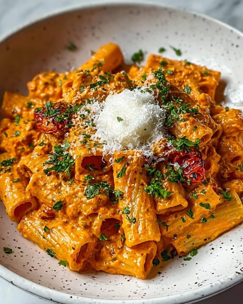 Creamy Tomato Garlic Pasta Recipe