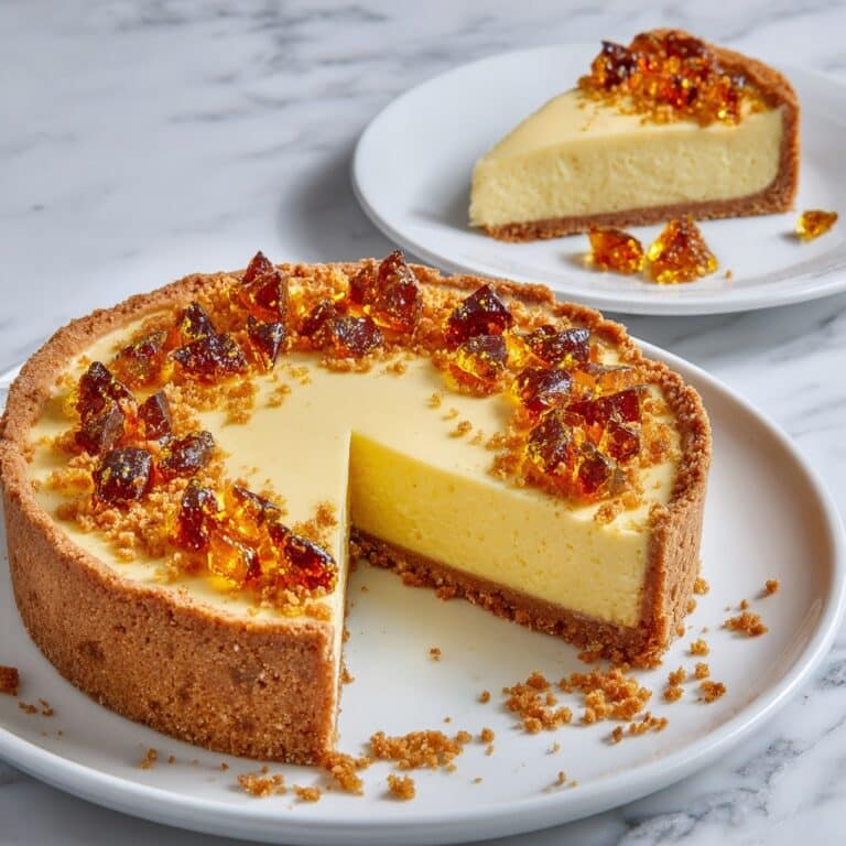 Eggnog Crème Tart with Caramel Shards Recipe