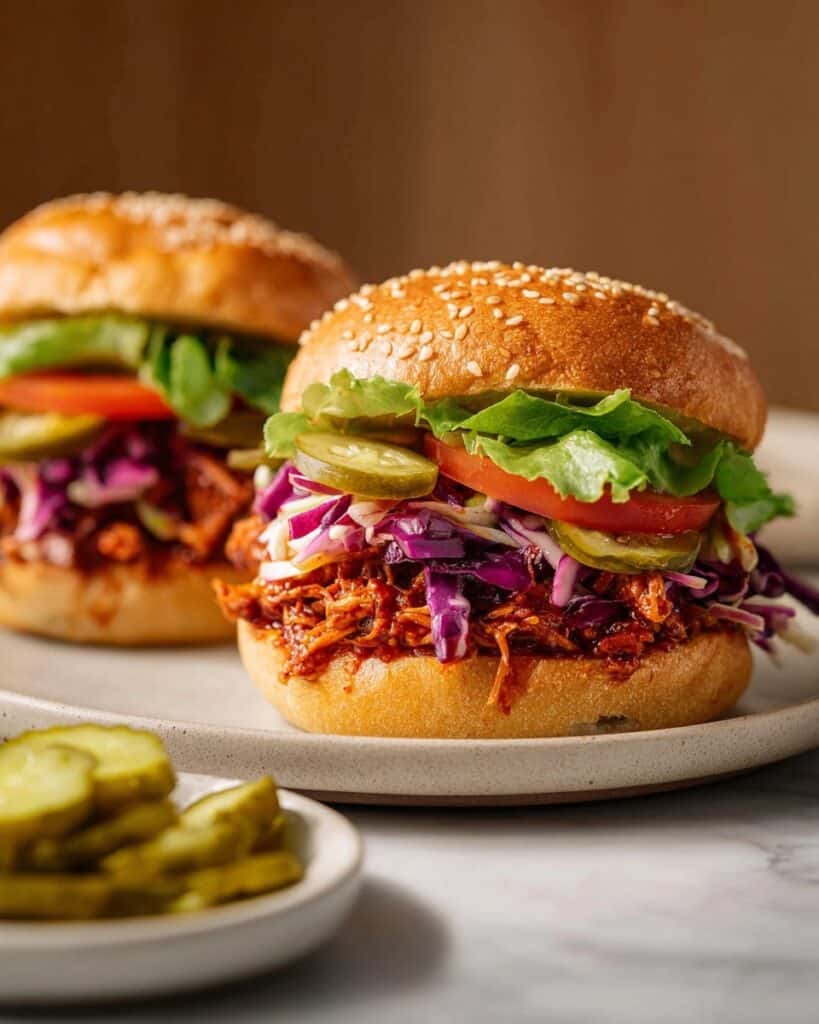Vegan BBQ Pulled Pork Sandwich Recipe