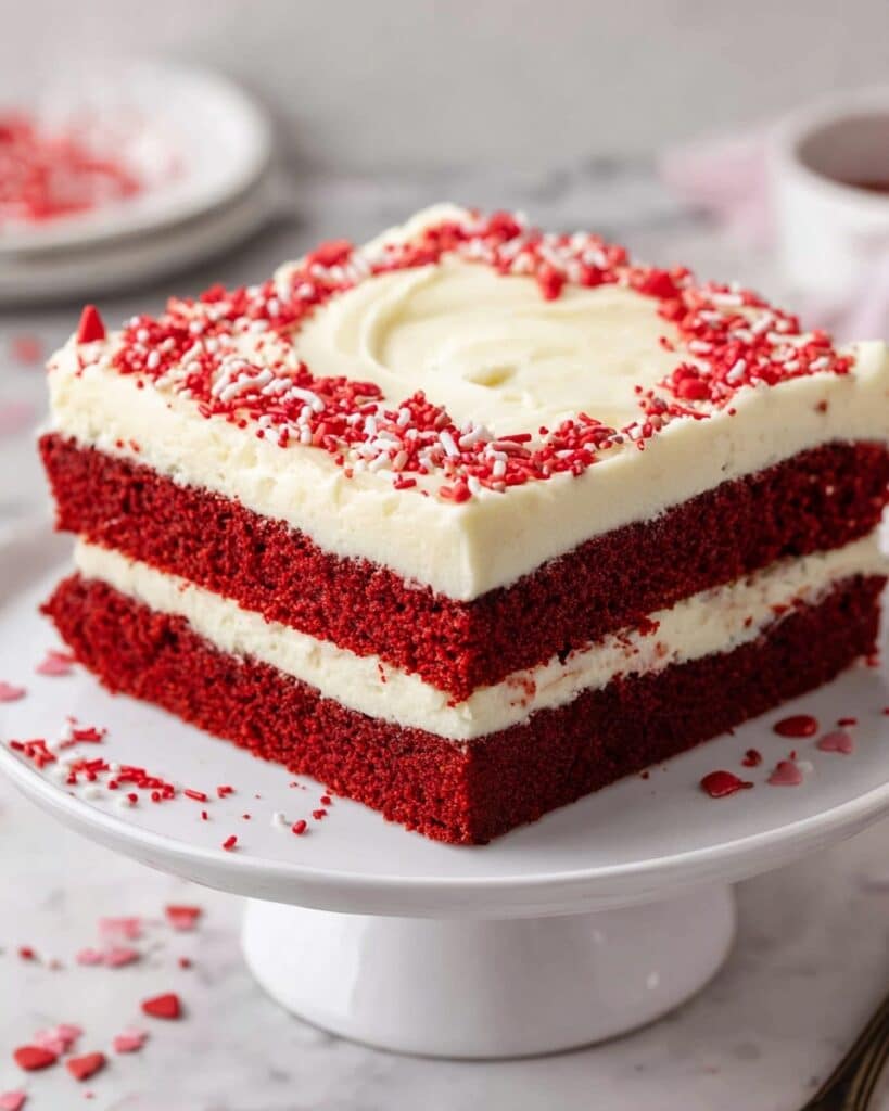Red Velvet Cake with Butter Roux Frosting Recipe