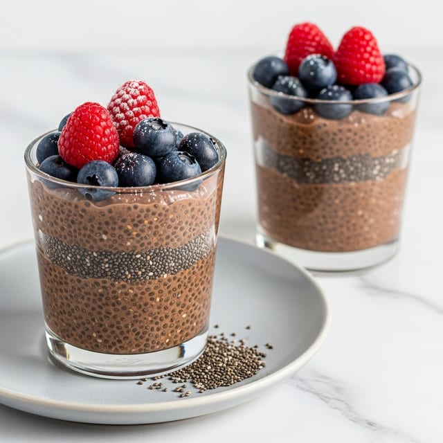 High Protein Chocolate Chia Seed Pudding Recipe