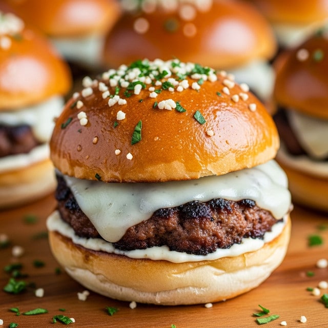 Irresistibly Juicy Garlic Parmesan Cheeseburger Bombs Recipe