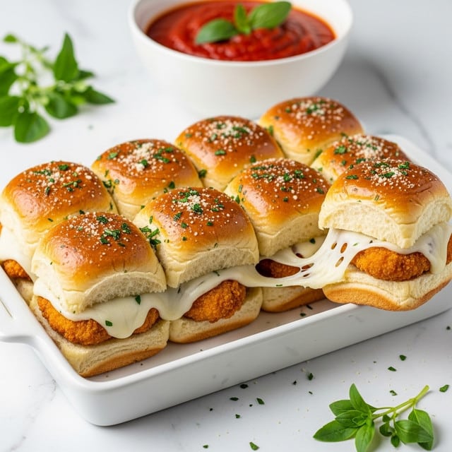 Chicken Parmesan Sliders Recipe