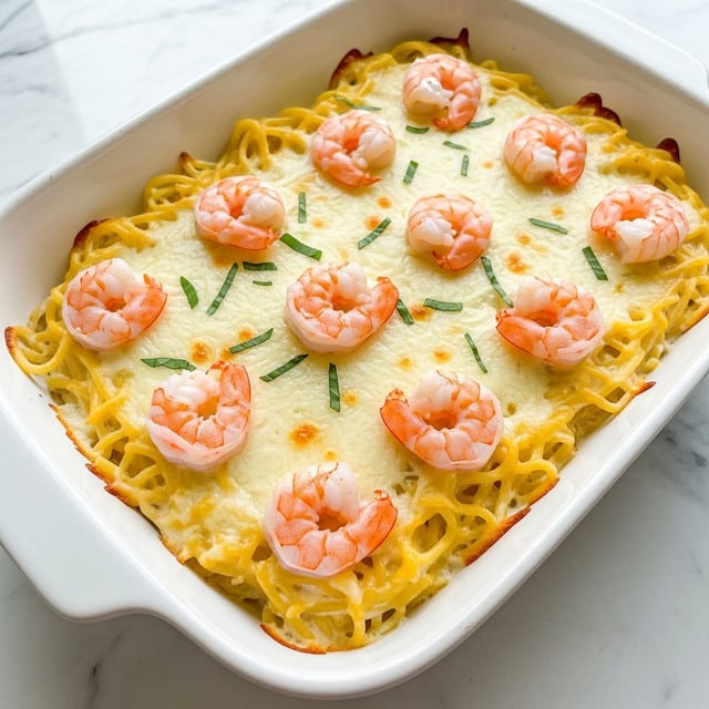 Shrimp Scampi Pasta Bake Recipe