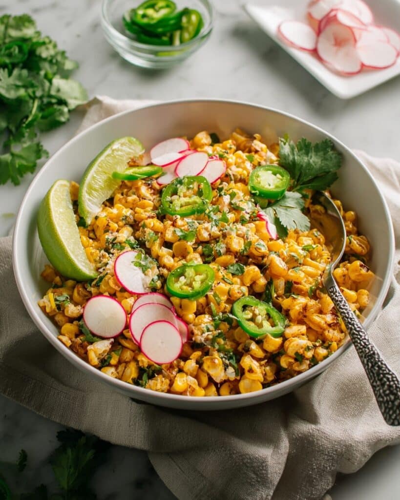 Healthy Mexican Street Corn Salad Recipe