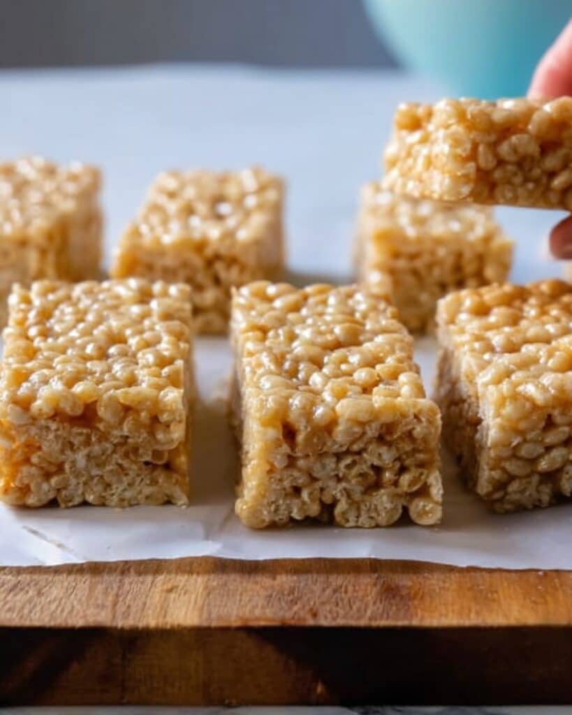 Clean Eating Rice Bubble Slice Recipe