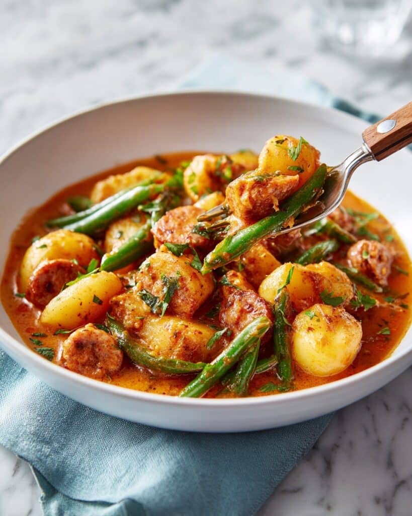 Swamp Potatoes and Sausage Recipe