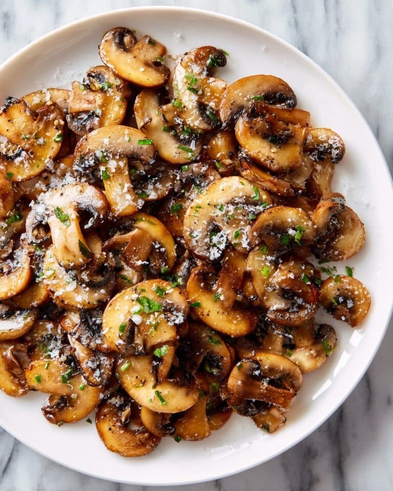 15-Minute Air Fryer Mushrooms with Parmesan and Thyme Recipe
