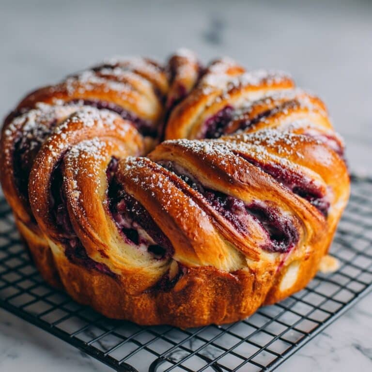 Blueberry Cream Cheese Babka Recipe